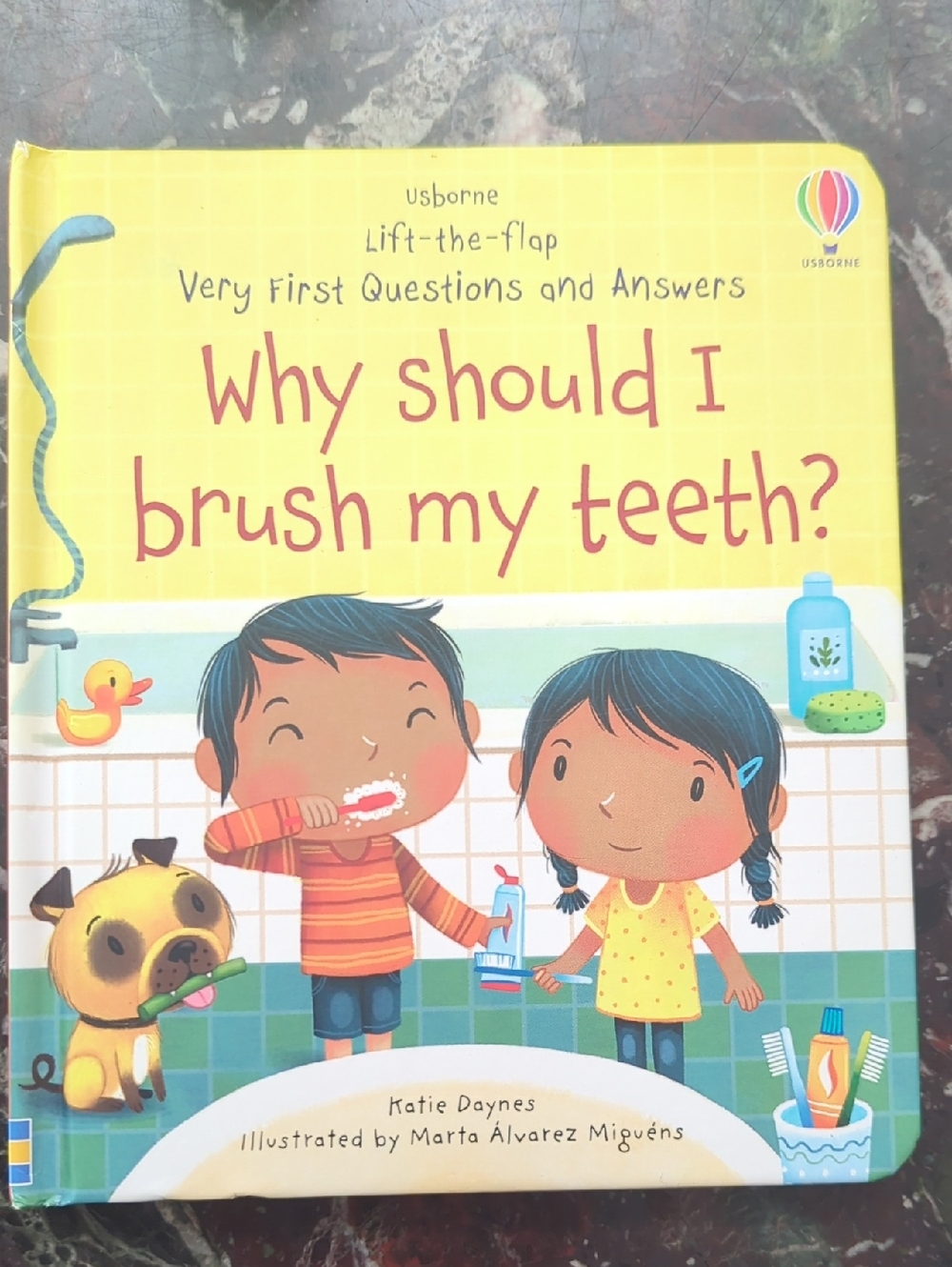 Usborne Why Should I Brush My Teeth? - Yellow Lift-the-Flap Board Book